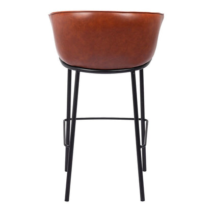 Zuo Modern - Garston Barstool Brown - 110178 veiw 4