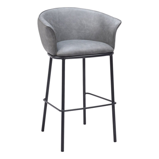 Zuo Modern - Garston Barstool Gray - 110177 veiw 1