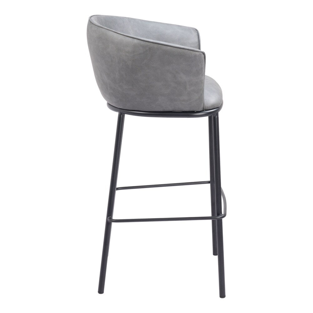 Zuo Modern - Garston Barstool Gray - 110177 veiw 2