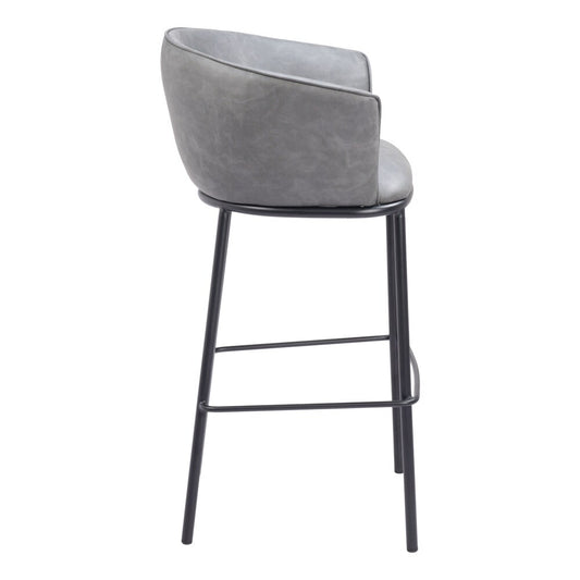 Zuo Modern - Garston Barstool Gray - 110177 veiw 2