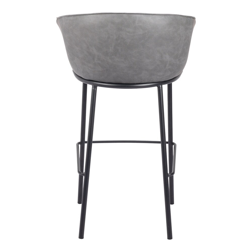 Zuo Modern - Garston Barstool Gray - 110177 veiw 4