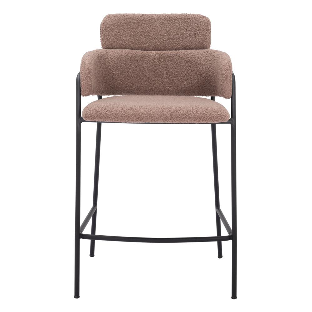 Zuo Modern - Marcel Counter Stool (Set of 2) Brown - 109666 veiw 3