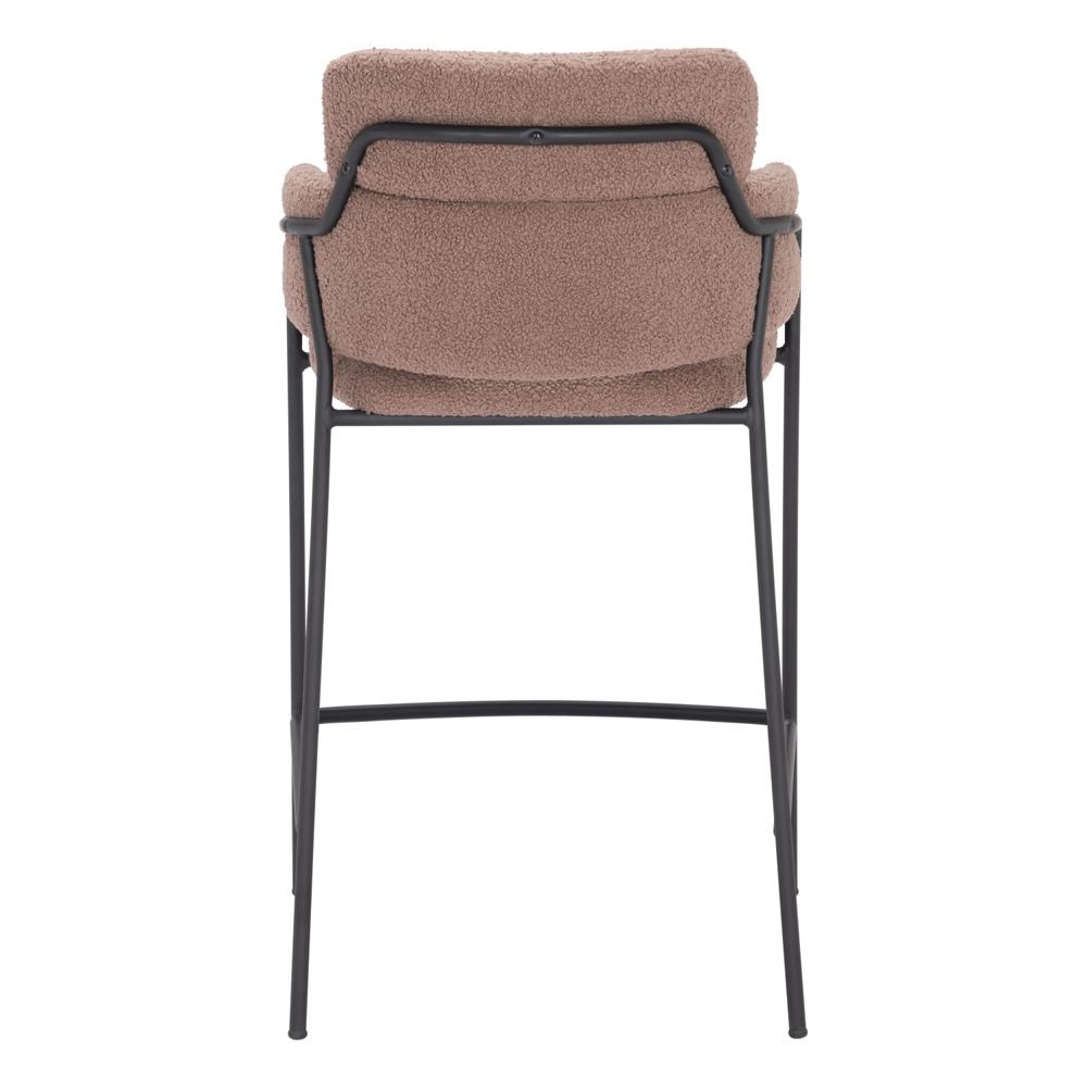 Zuo Modern - Marcel Counter Stool (Set of 2) Brown - 109666 veiw 4