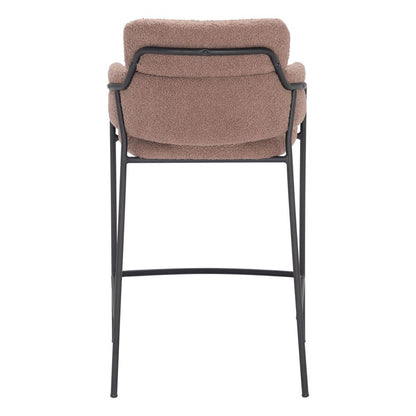 Zuo Modern - Marcel Counter Stool (Set of 2) Brown - 109666 veiw 4
