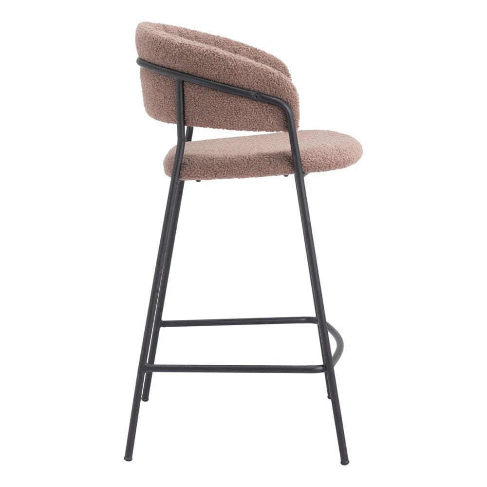 Zuo Modern - Josephine Counter Stool (Set of 2) Brown - 109672 veiw 2