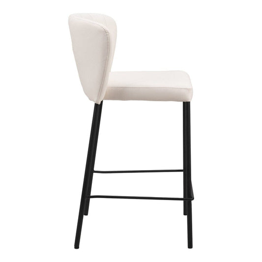 Zuo Modern - Linz Counter Stool (Set of 2) Cream - 109780 veiw 2