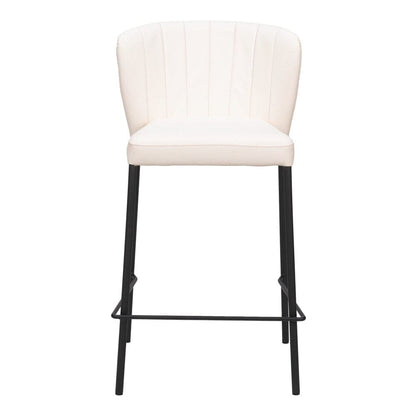 Zuo Modern - Linz Counter Stool (Set of 2) Cream - 109780 veiw 3