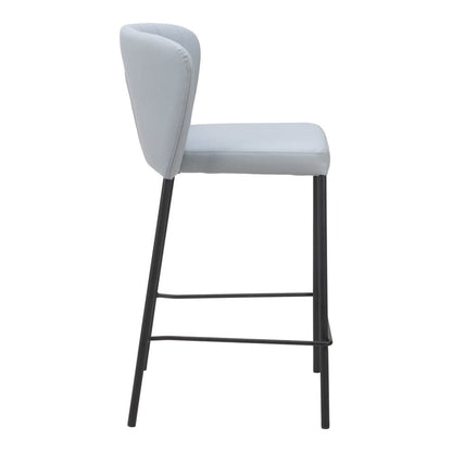 Zuo Modern - Linz Counter Stool (Set of 2) Gray - 109781 veiw 2
