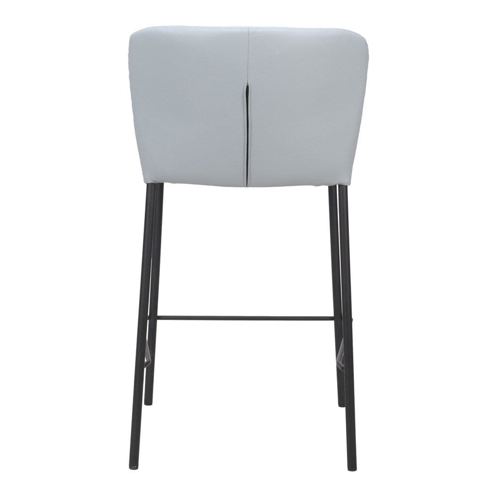 Zuo Modern - Linz Counter Stool (Set of 2) Gray - 109781 veiw 4