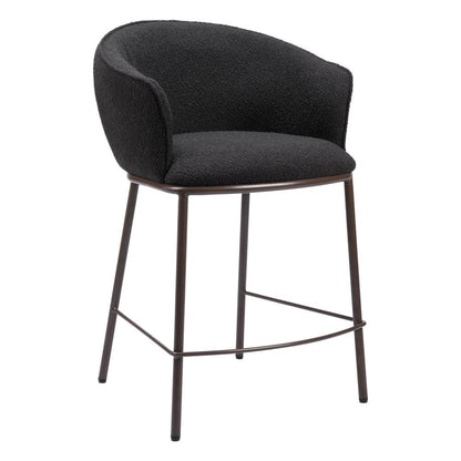 Zuo Modern - Essen Counter Stool Black & Bronze - 109809 veiw 1