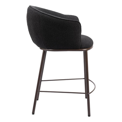Zuo Modern - Essen Counter Stool Black & Bronze - 109809 veiw 2