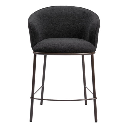 Zuo Modern - Essen Counter Stool Black & Bronze - 109809 veiw 3