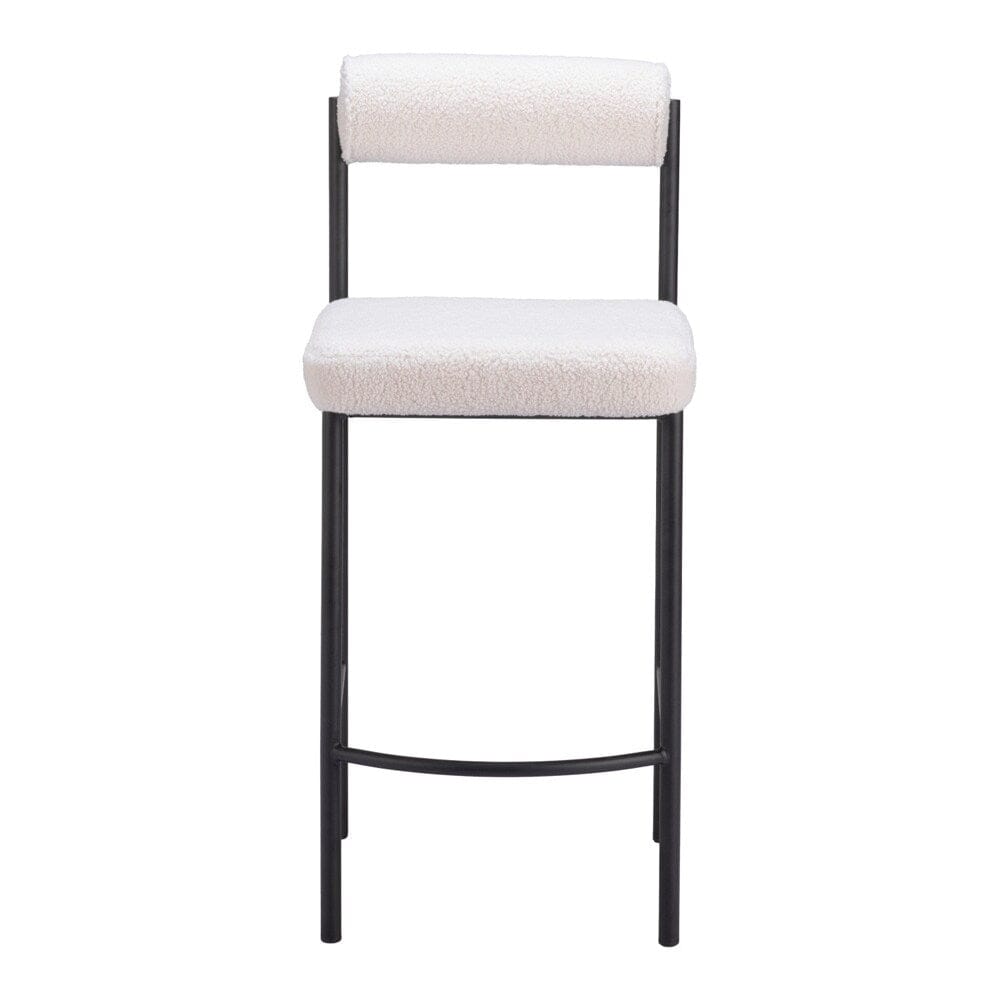 Zuo Modern - Livorno Counter Stool (Set of 2) Ivory - 109811 veiw 3