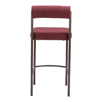 Zuo Modern - Livorno Counter Stool (Set of 2) Red & Bronze - 109813 veiw 4