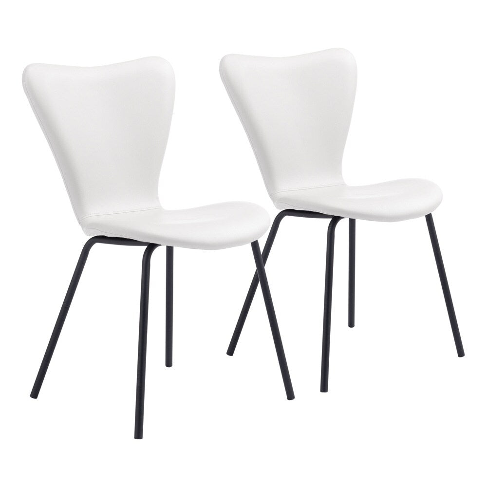 Zuo Modern - Torlo Dining Chair (Set of 2) White - 109630 veiw 1