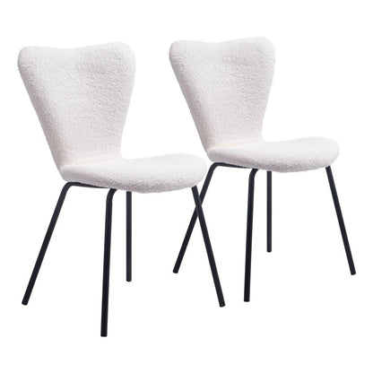 Zuo Modern - Thibideaux Dining Chair (Set of 2) Ivory - 109658 veiw 1