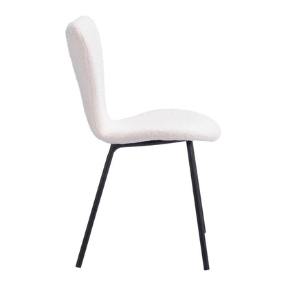 Zuo Modern - Thibideaux Dining Chair (Set of 2) Ivory - 109658 veiw 2
