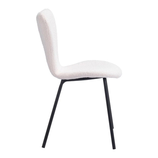 Zuo Modern - Thibideaux Dining Chair (Set of 2) Ivory - 109658 veiw 2