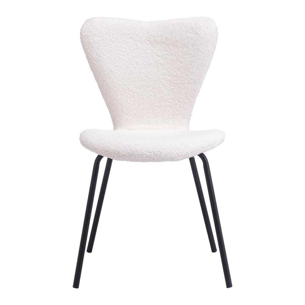 Zuo Modern - Thibideaux Dining Chair (Set of 2) Ivory - 109658 veiw 3