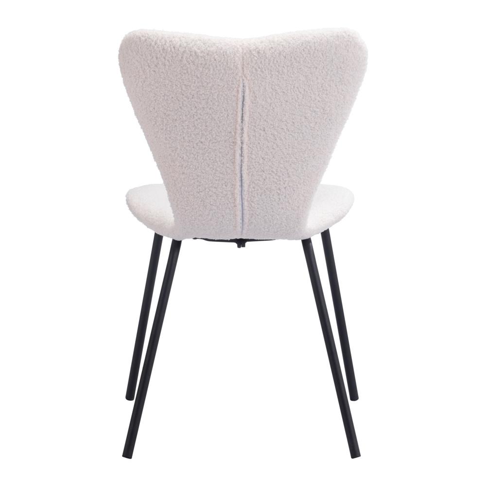 Zuo Modern - Thibideaux Dining Chair (Set of 2) Ivory - 109658 veiw 4