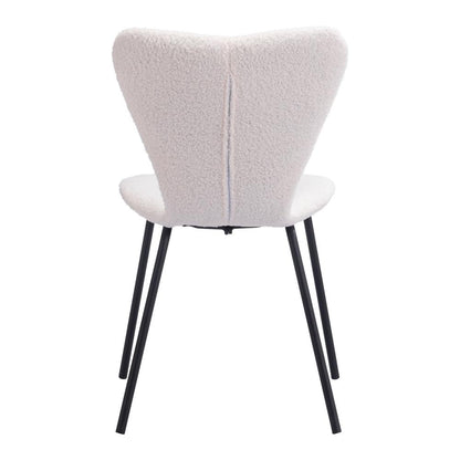 Zuo Modern - Thibideaux Dining Chair (Set of 2) Ivory - 109658 veiw 4