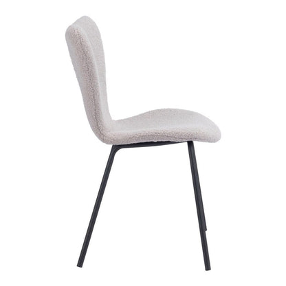 Zuo Modern - Thibideaux Dining Chair (Set of 2) Light Gray - 109659 veiw 2