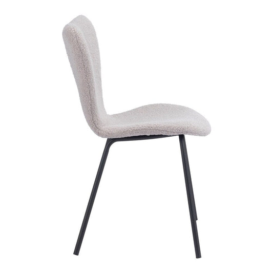 Zuo Modern - Thibideaux Dining Chair (Set of 2) Light Gray - 109659 veiw 2