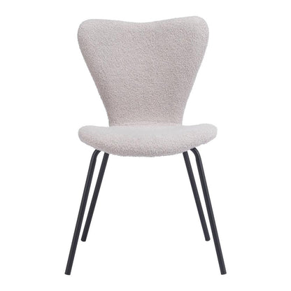 Zuo Modern - Thibideaux Dining Chair (Set of 2) Light Gray - 109659 veiw 3