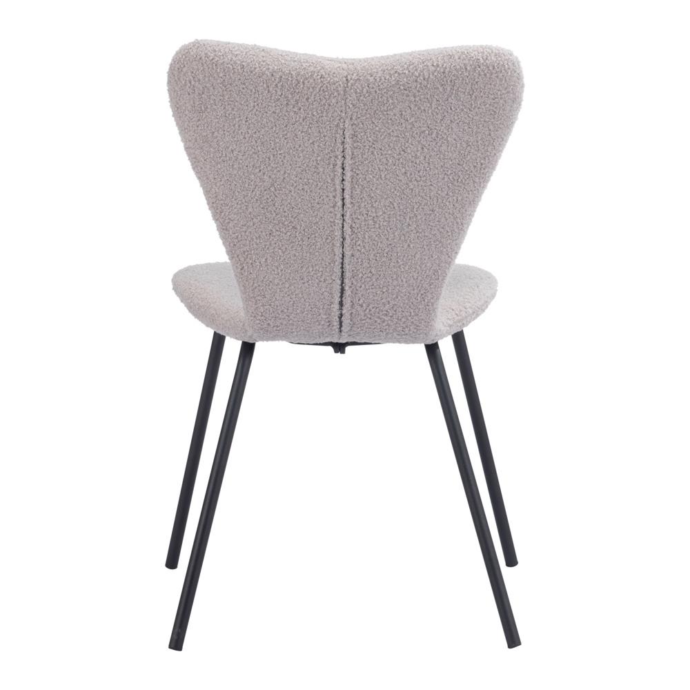 Zuo Modern - Thibideaux Dining Chair (Set of 2) Light Gray - 109659 veiw 4