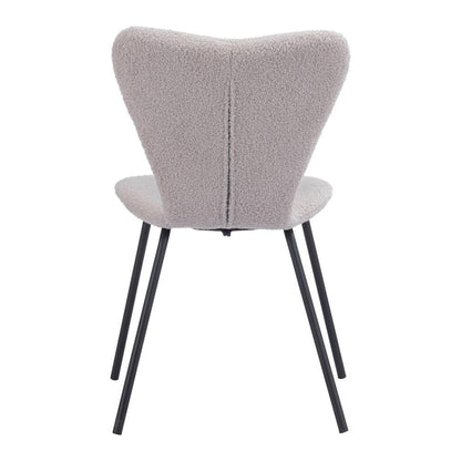 Zuo Modern - Thibideaux Dining Chair (Set of 2) Light Gray - 109659 veiw 4