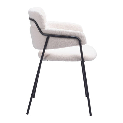 Zuo Modern - Marcel Dining Chair (Set of 2) Cream - 109663 veiw 2
