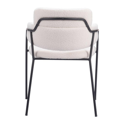 Zuo Modern - Marcel Dining Chair (Set of 2) Cream - 109663 veiw 4