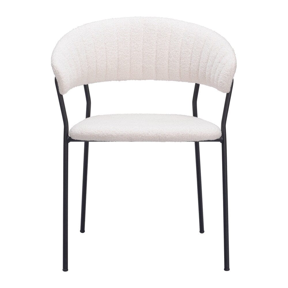 Zuo Modern - Josephine Dining Chair (Set of 2) Cream - 109669 veiw 3