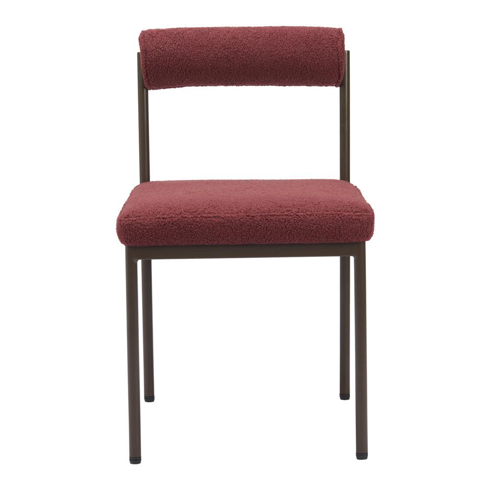 Zuo Modern - Livorno Dining Chair Red & Bronze - 110103 veiw 3