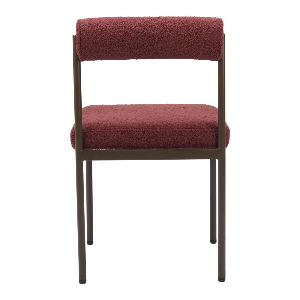 Zuo Modern - Livorno Dining Chair Red & Bronze - 110103 veiw 4