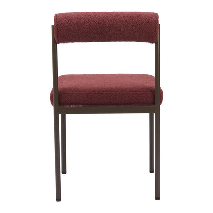 Zuo Modern - Livorno Dining Chair Red & Bronze - 110103 veiw 4