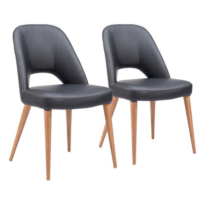 Zuo Modern - Leith Dining Chair (Set of 2) Black - 110123 veiw 1