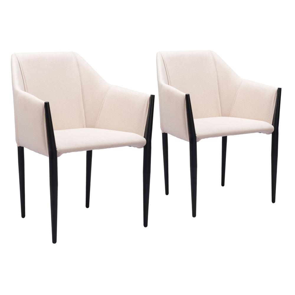 Zuo Modern - Andover Dining Chair (Set of 2) Beige - 110168 veiw 1
