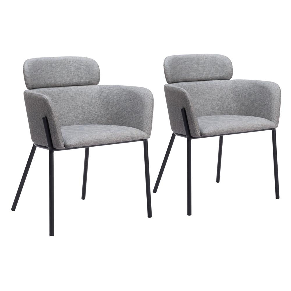 Zuo Modern - Bremor Dining Chair (Set of 2) Slate Gray - 110171 veiw 1