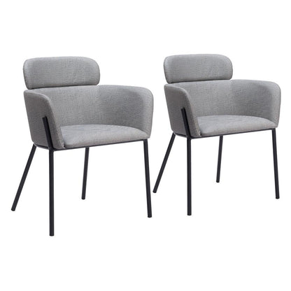 Zuo Modern - Bremor Dining Chair (Set of 2) Slate Gray - 110171 veiw 1
