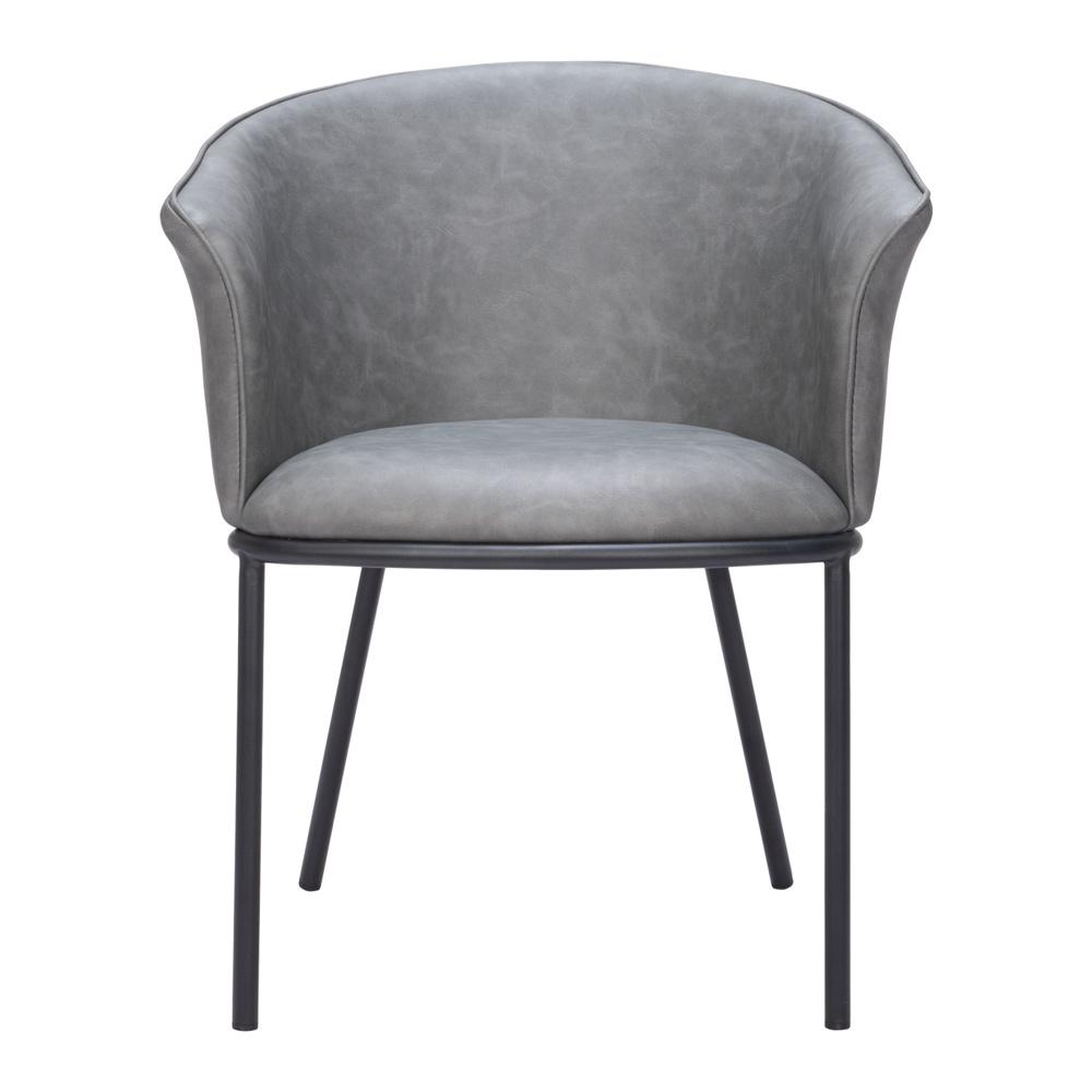 Zuo Modern - Garston Dining Chair Gray - 110175 veiw 3