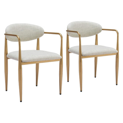 Zuo Modern - Zens Dining Chair (Set of 2) Quill Gray - 110207 veiw 1