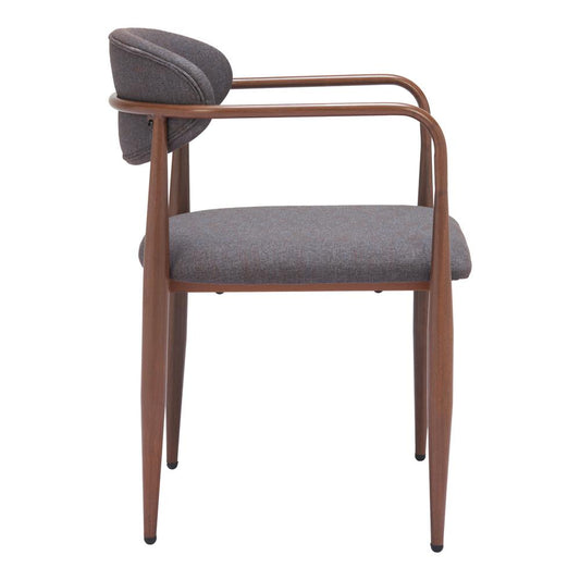 Zuo Modern - Zens Dining Chair (Set of 2) Truffle Gray - 110208 veiw 2