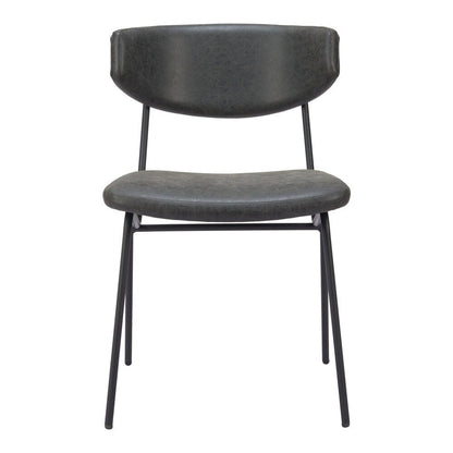 Zuo Modern - Charon Dining Chair (Set of 2) Vintage Black - 110259 veiw 3
