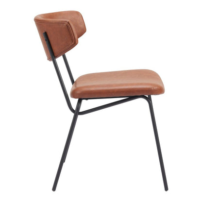 Zuo Modern - Charon Dining Chair (Set of 2) Vintage Brown - 110258 veiw 2