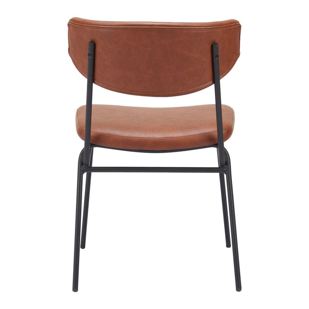 Zuo Modern - Charon Dining Chair (Set of 2) Vintage Brown - 110258 veiw 4