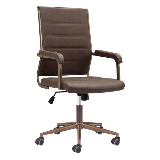 Zuo Modern - Auction Office Chair Espresso - 109022 veiw 1