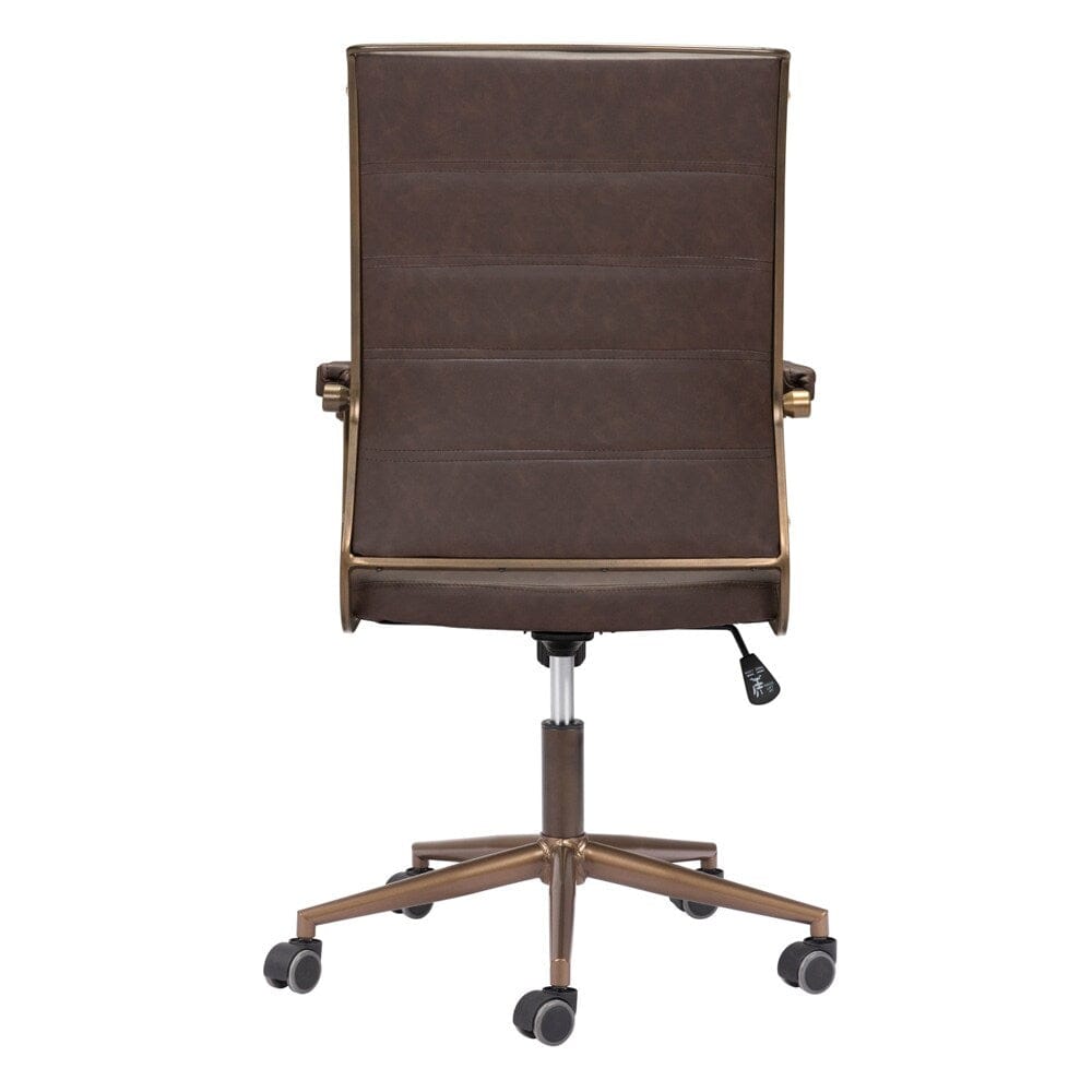 Zuo Modern - Auction Office Chair Espresso - 109022 veiw 4