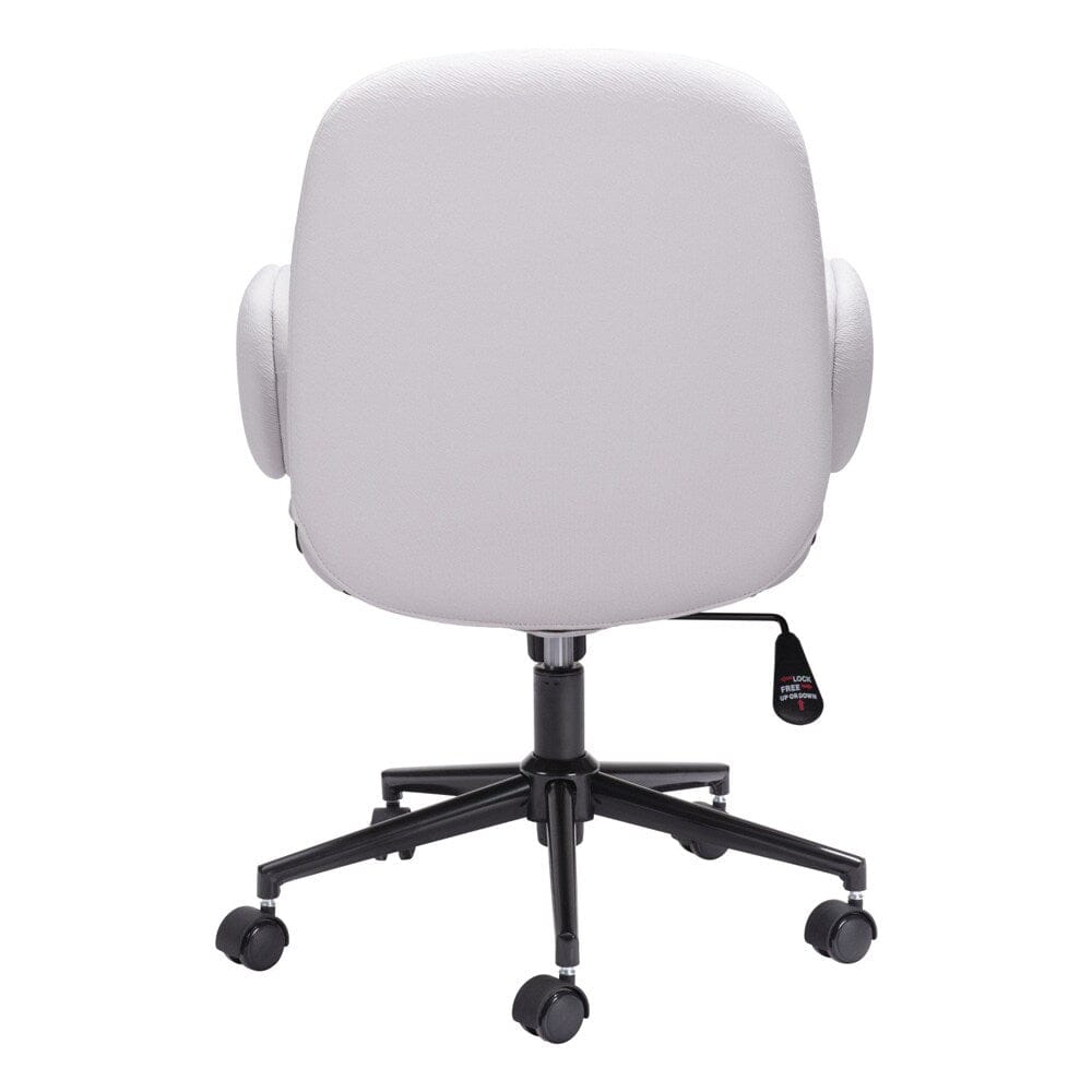 Zuo Modern - Lionel Office Chair Beige - 109528 veiw 4
