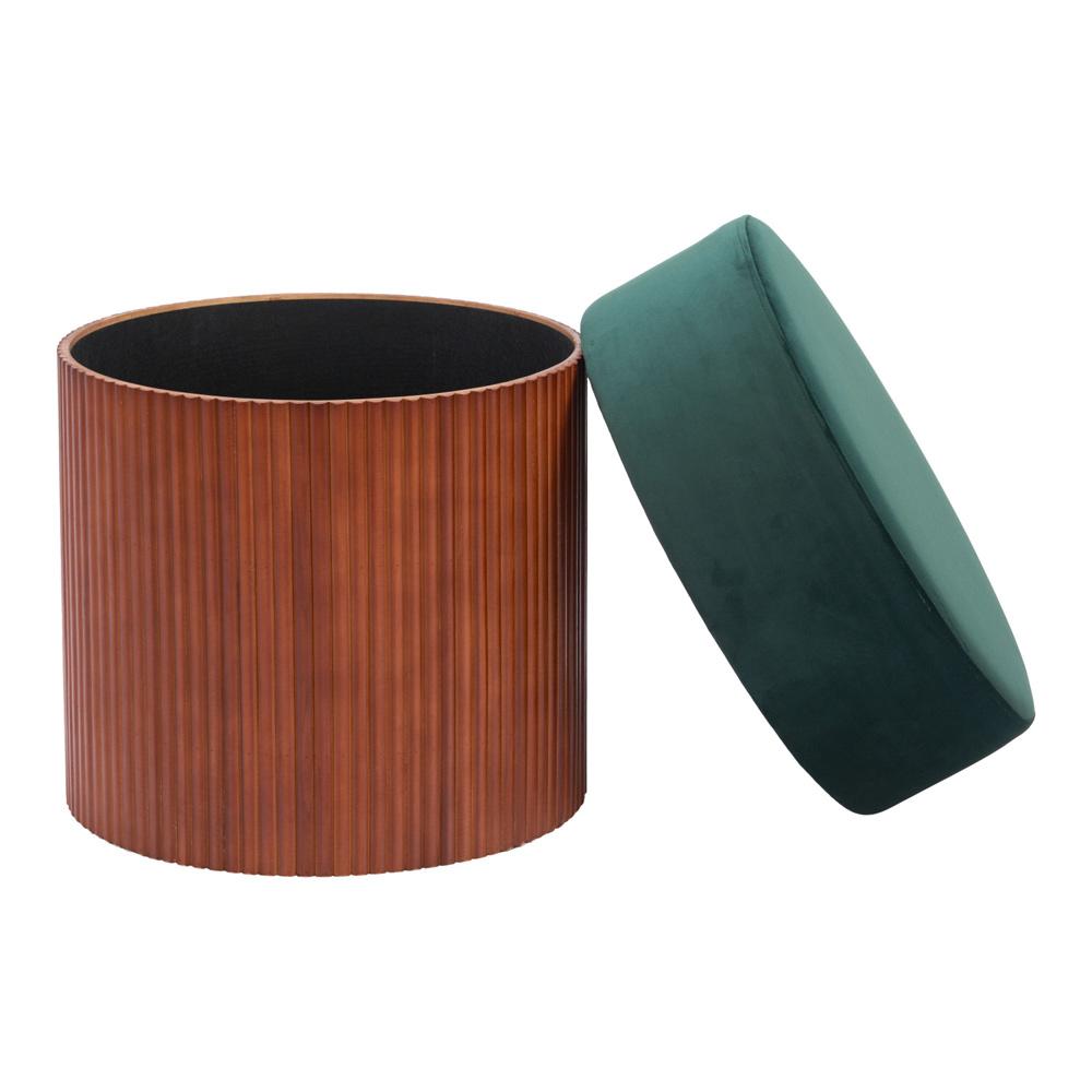 Zuo Modern - Boto Storage Ottoman Green - 110182 veiw 4